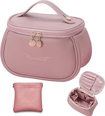 Trousse de maquillage, trousse de maquillage portable de voyage de grande capacité, trousse