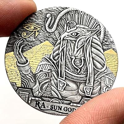 Pièce de monnaie préférée de la pyramide égyptienne antique de grèce, pièce commémorative