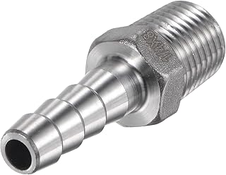 Sourcing map connecteur de tuyau droit en acier inoxydable 304 od 8 mm