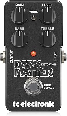 Pédale de distorsion électronique tc dark matter