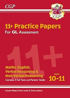 11+ gl practice papers mixed pack - 10-11 ans