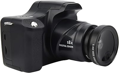Appareil photo numérique slr hd, zoom 18x, chargement usb, longue focale