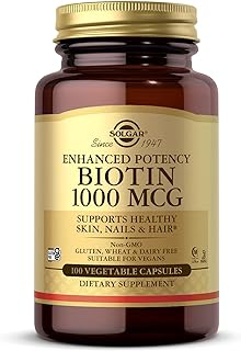 Solgar - biotine 1000 mcg, 100 capsules végétales. Votre satisfaction, notre priorité chez Diaytar