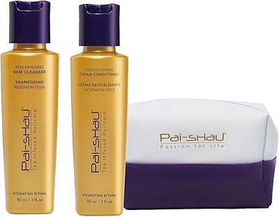 Pai-shau pai-shau coffret de voyage nettoyant et après-shampooing régénérant, parfum signature, 6 fl.