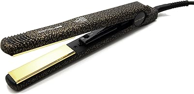 Lisseur à cheveux professionnel classique coriolis c-style pour femme, fer plat noir doux au toucher avec léopard doré. Des produits authentiques à prix réduits sur Diaytar Sénégal