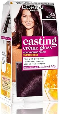 L'oréal paris casting crème gloss teinture capillaire, bordeaux 316, 87,5 g + 72