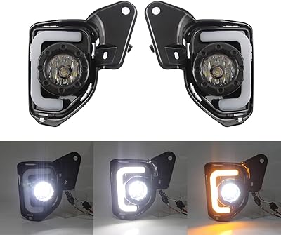 2 pièces feux de jour led pour voiture, feux antibrouillard avant, accessoires