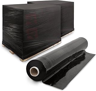 Film étirable/emballage d'emballage raco, emballage de déménagement durable, film de palette rétractable pour emballage robuste (noir, 1). Diaytar Sénégal : Le plaisir d'acheter sans se priver