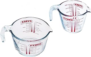 Ensemble de 2 pichets doseurs pyrex