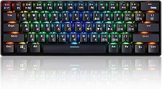 Clavier mécanique filaire usb avec 61 touches double mode sans fil
