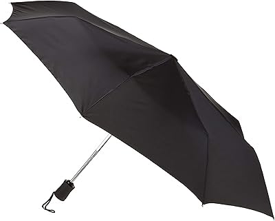 Parapluie de voyage louis n. clark : tissu coupe-vent et déperlant, fermeture