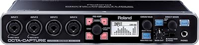 Interface audio usb haute vitesse roland ua-1010 octa-capture 10 entrées, 10 sorties
