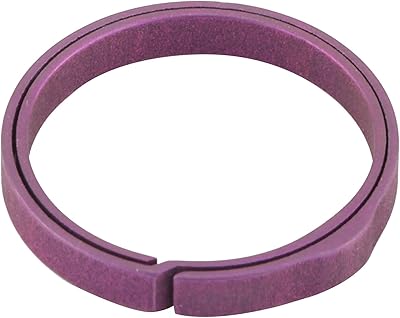 Porte-clés en alliage de titane beau joint torique plat titane fixé pour porte-clés