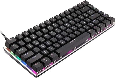 Clavier de jeu mécanique ajazz ak33 avec 82 touches, design anglais et rétroéclairage