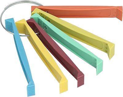 Jeu de peignes à ailettes kit d'outils de nettoyage de nettoyant abs