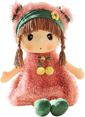 Poupée en peluche bébé fille avec vêtements, poupée de chiffon chérie de 17,7