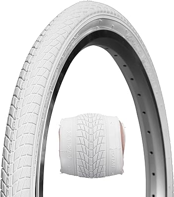 Pneu de vélo blanc taille 20 x 1,75 pouces pour vélo de 20 pouces, tricycle, vtt, bmx, vélo pour enfants, vélo d'étudiant. Diaytar : Votre allié pouvoir d'achat au quotidien