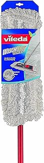 Vadrouille plate vileda active max classic, microfibre, forme trapézoïdale