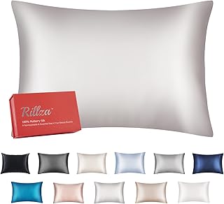 Taie d'oreiller en soie relza hair & skin, 100 % soie des deux