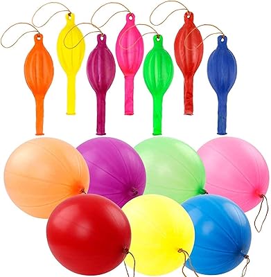 Castwave 50 ballons punch, ballons néon de 18 pouces de couleurs assorties