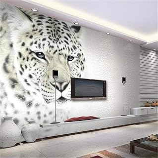 - papier peint 3d tigre léopard animal sauvage chambre à