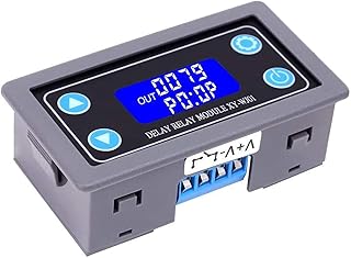 Carte de commande de relais de minuterie dc 12v 24v, affichage lcd biminole