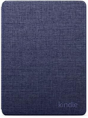 Couverture en tissu pour kindle paperwhite (2021 11e génération) - bleu foncé