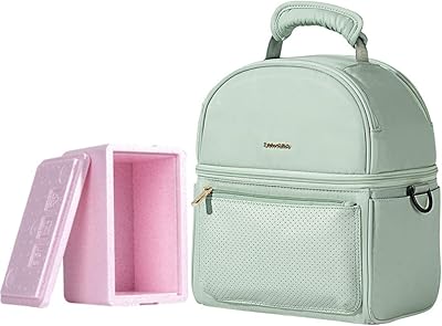 Sac à lunch isotherme sunveno premium avec sac à lait imperméable et boîte thermique (vert, 11l). Électroménager, mode, beauté... Diaytar a tout en stock