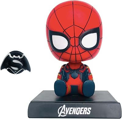 Décoration de tableau de bord de voiture etobel spiderman, figurines de décoration