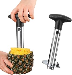 Trancheuse à ananas auretti en acier inoxydable pour couper les fruits et un retrait