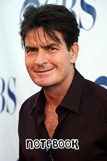 Cahier de composition ligné charlie sheen 100 pages 6 x 9 pouces #873