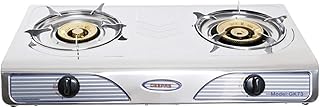 Cuisinière double à gaz geepas gk73 avec système d'allumage automatique
