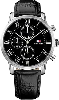 Montre tommy hilfiger 1791401, noir, noir, taille unique