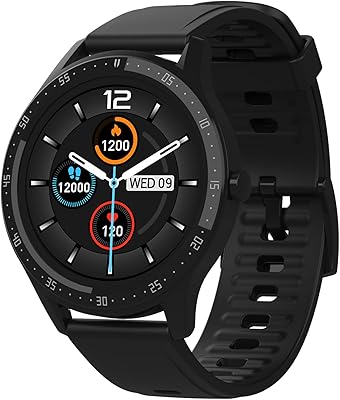 Montre intelligente firebolt spo2, rotation à 360 degrés, grand écran tactile, jeux intégrés