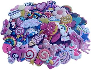 50 pièces breloques de chaussures de dessin animé, pour la décoration de sabots
