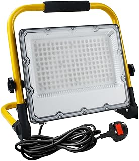 Lampe de sécurité 100 w avec support de main suspendu 6 500 k