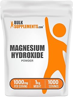 Bulk supplements.com poudre d'hydroxyde de magnésium supplément pour les os et muscles