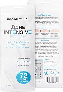 Mesoderm rx acne patch hydrocolloïde contre l'acné pour boutons et imperfections patchs