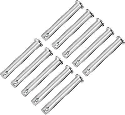 Sourcing map goupilles de chape monotrou, 10 mm x 60 mm en acier