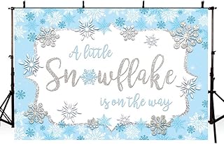 Aibiin 7x5 pieds toile de fond de fête prénatale d'hiver pour garçon un petit