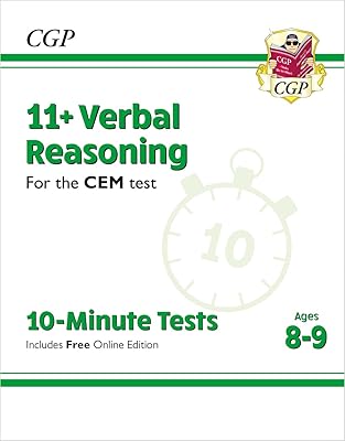 11+ tests cem de 10 minutes : raisonnement verbal - 8-9 ans