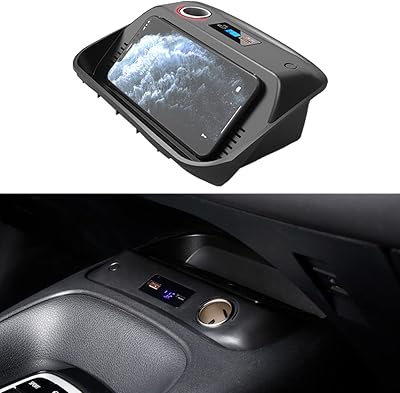 Chargeur sans fil zchan pour toyota corolla 2019-2021 base de chargement 15 w