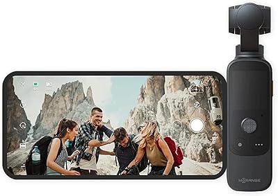 Caméscope portable morange m1 pro smart ptz avec stabilisateur de cardan pour vidéo