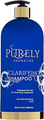 Shampooing pur clarifiant 1 litre, nettoyant en profondeur et sans danger pour tous
