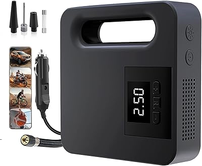 Compresseur d'air de gonfleur de pneu 150 psi, pompe à air électrique 12