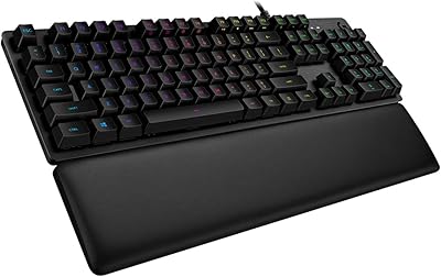 Clavier de jeu mécanique logitech g 513 avec repose-poignets lightsync rvb