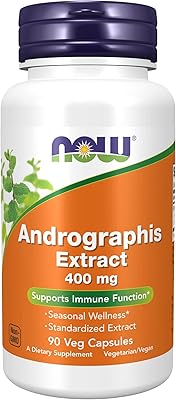 Now foods, extrait d'andrographis, 400 mg, 90 gélules végétariennes