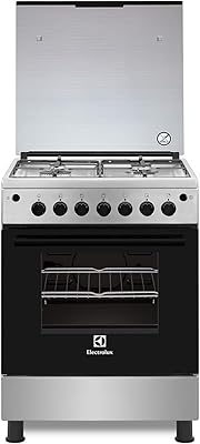 Cuisinière à gaz electrolux 60 x 60 cm, ekg611a1ox, 'garantie au moins un an'