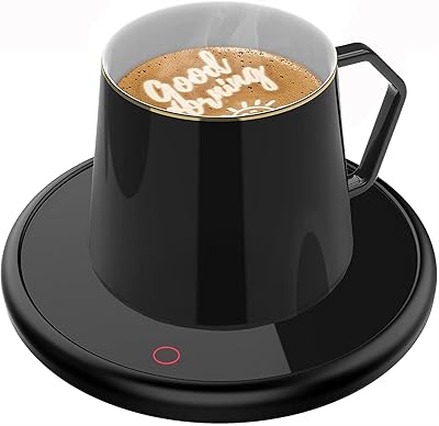 Chauffe-tasse à café avec arrêt automatique pour le bureau et la maison réglages