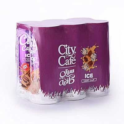 Café glacé léger de city cafe (6 pièces x 240 ml)